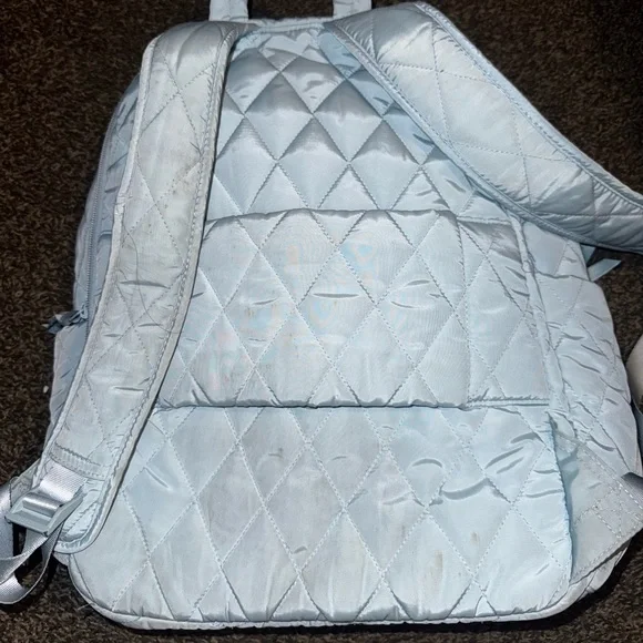 Vera Bradley Sky Blue Quilted Backpack - Picture 3 of 6